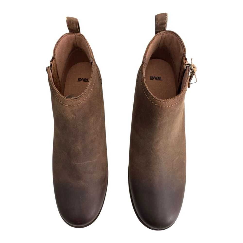 TEVA Women's Anaya Chelsea Waterproof Brown Boots‎ Size 9 $160 - Picture 4 of 11